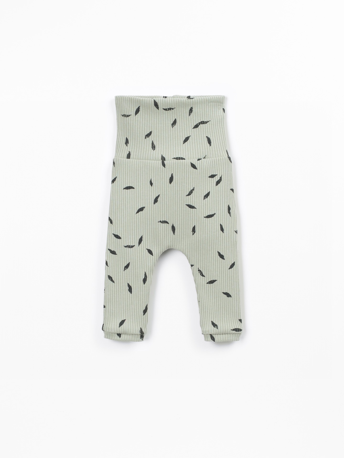 Leggings avec imprimé de petites feuilles