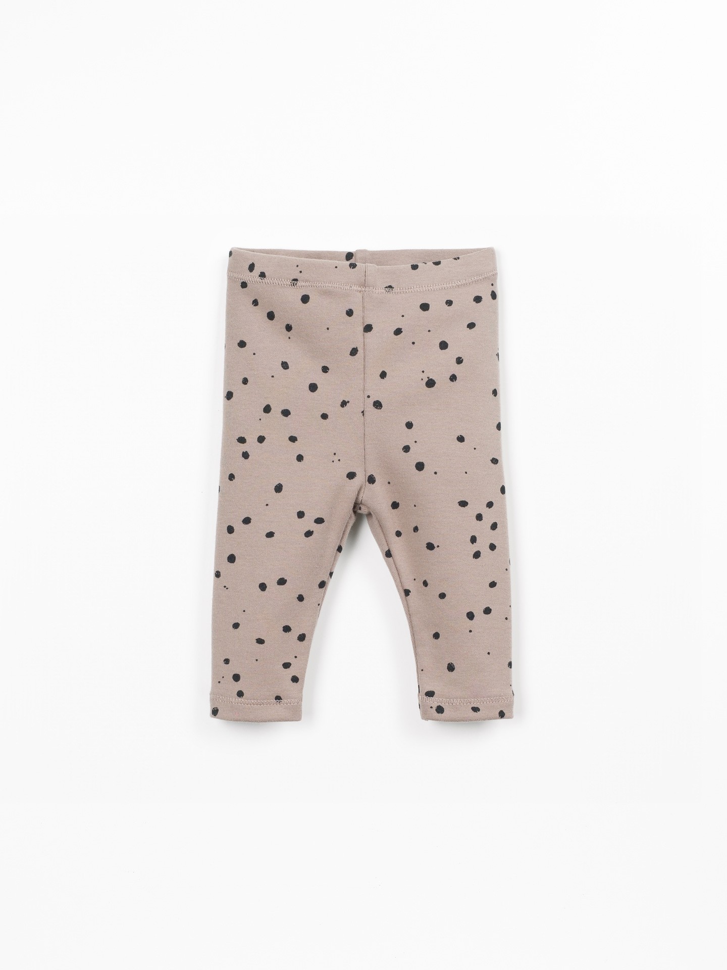 Leggings di maglina con miscela di fibre naturali e fibre riciclate