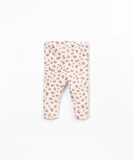 Leggings de punto con mezcla de fibras naturales y fibras recicladas