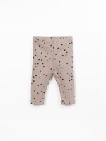 Leggings de punto con mezcla de fibras naturales y fibras recicladas