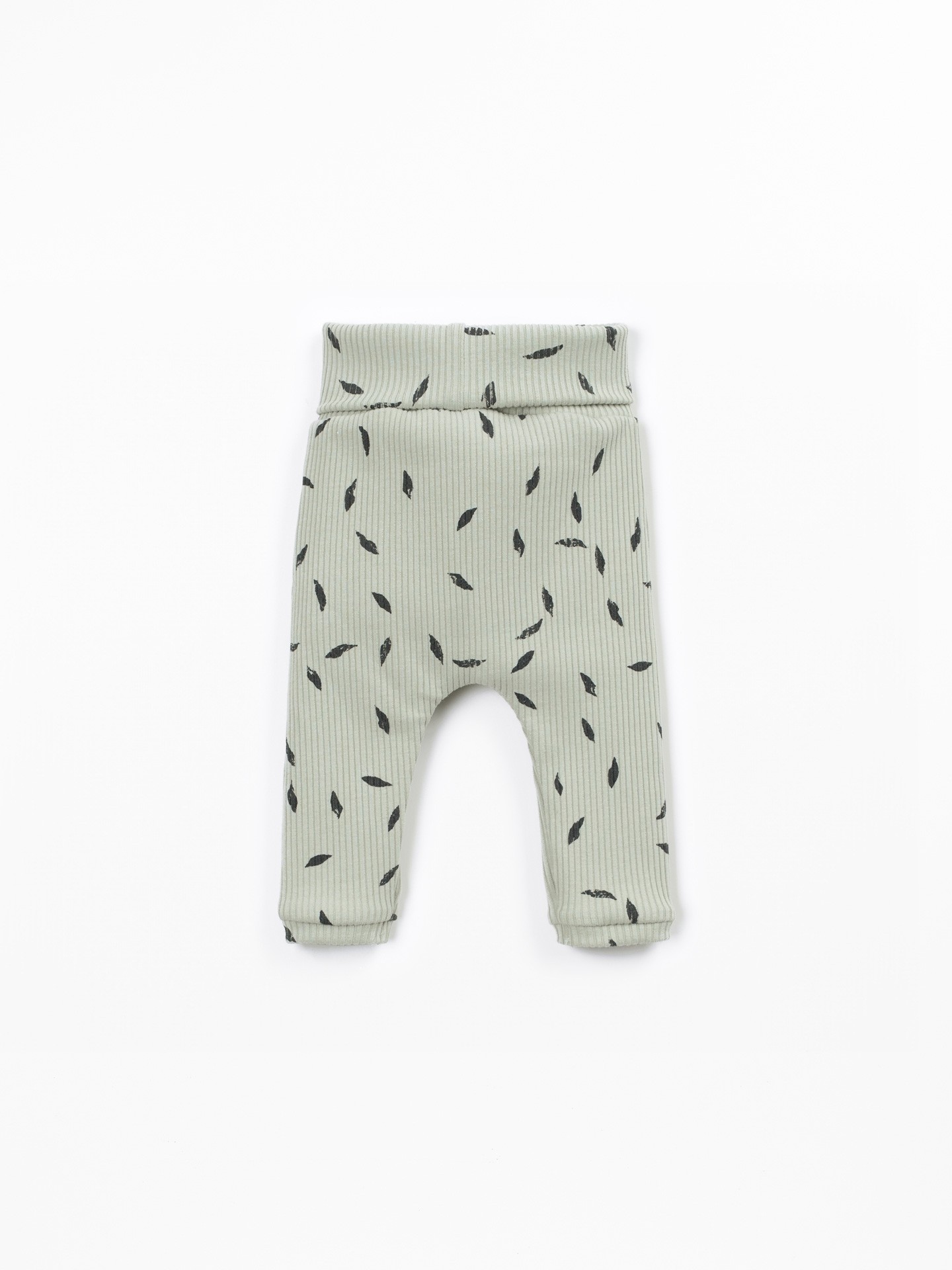 Leggings avec imprimé de petites feuilles