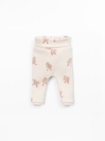 Leggings con estampado de pollitos