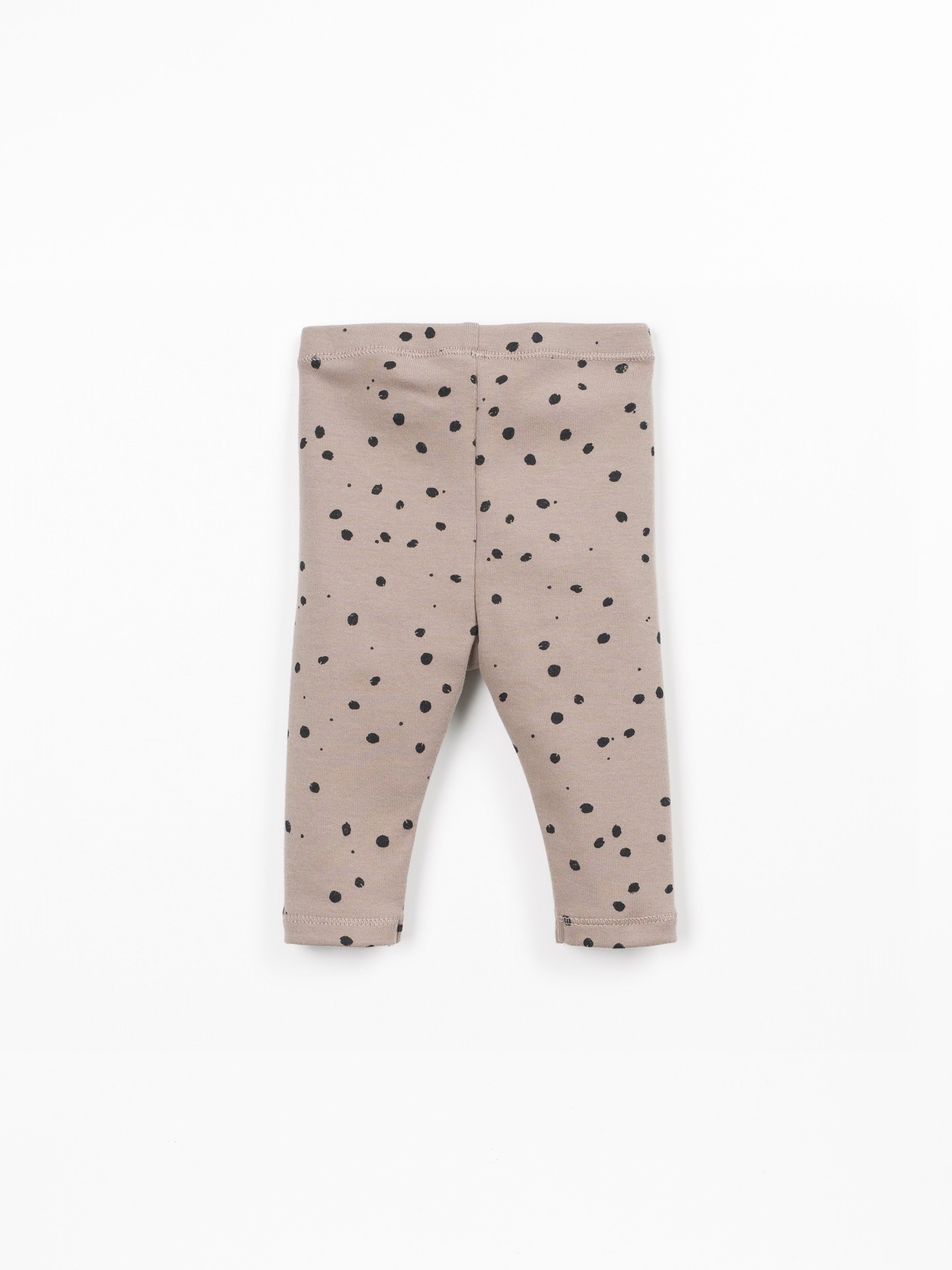 Leggings di maglina con miscela di fibre naturali e fibre riciclate