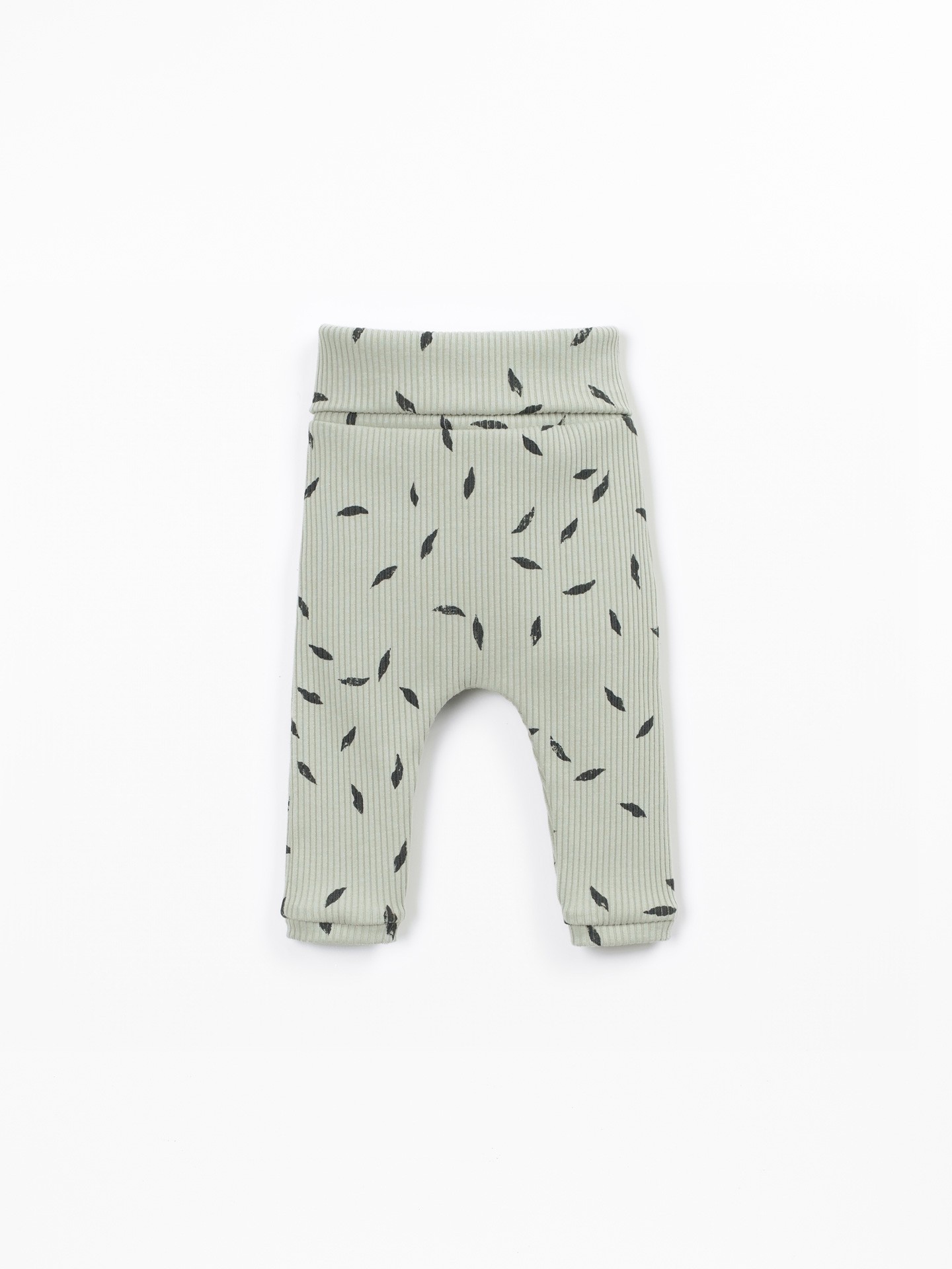 Leggings avec imprimé de petites feuilles
