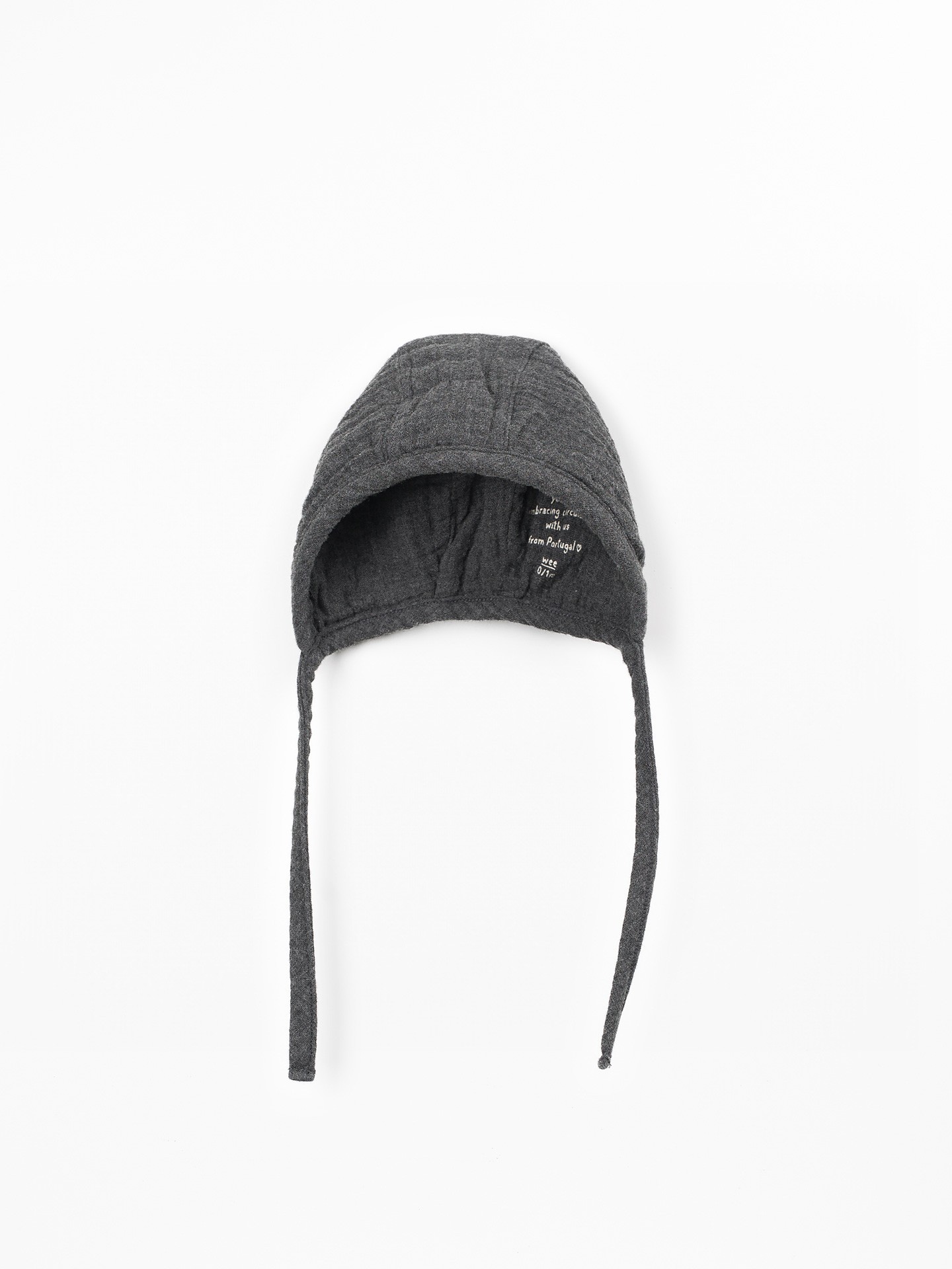 Bonnet en Coton avec Rabats Latéraux et Liens Réglables