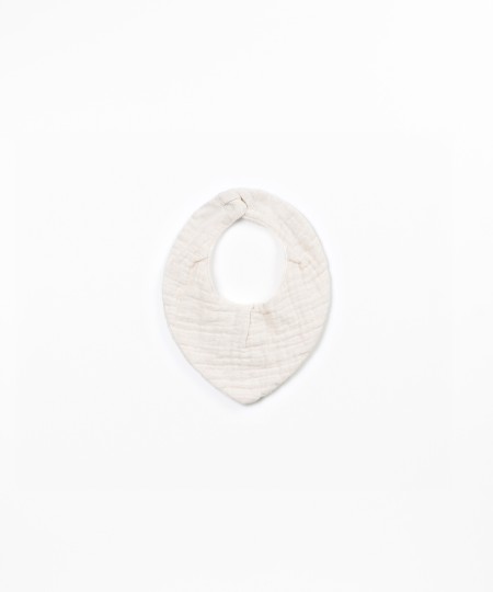 Cotton Bib with Button Closure