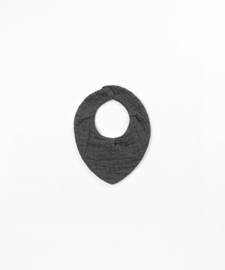 Cotton Bib with Button Closure