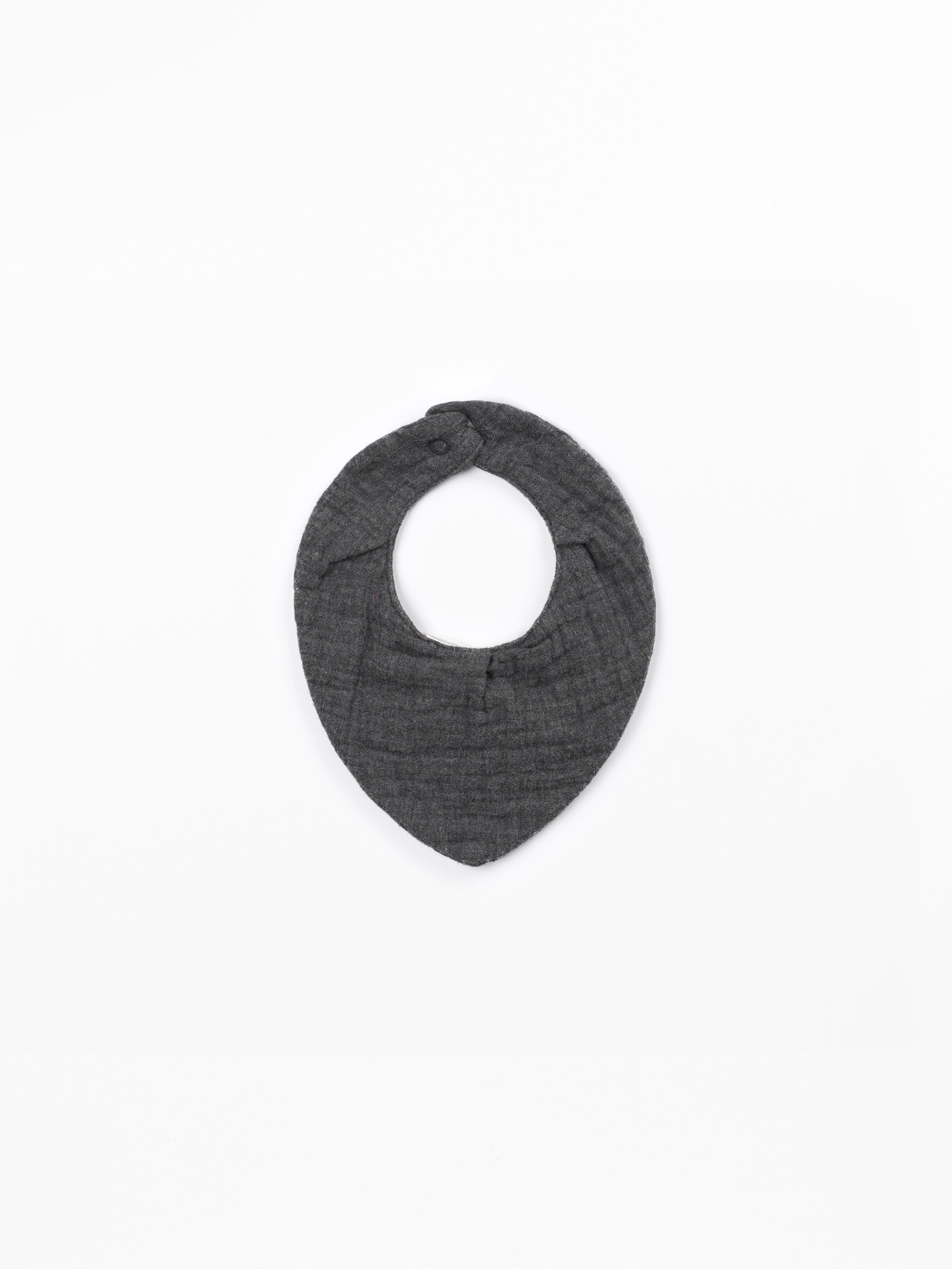 Cotton Bib with Button Closure