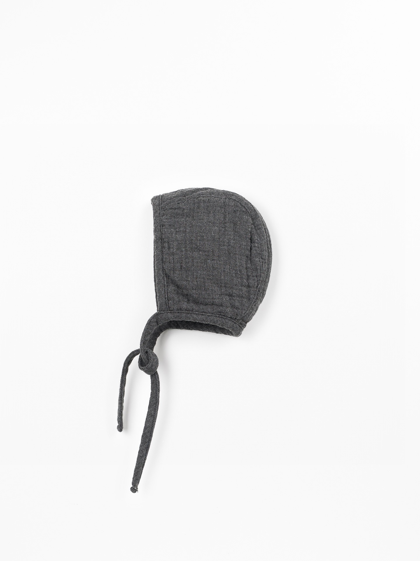 Bonnet en Coton avec Rabats Latéraux et Liens Réglables