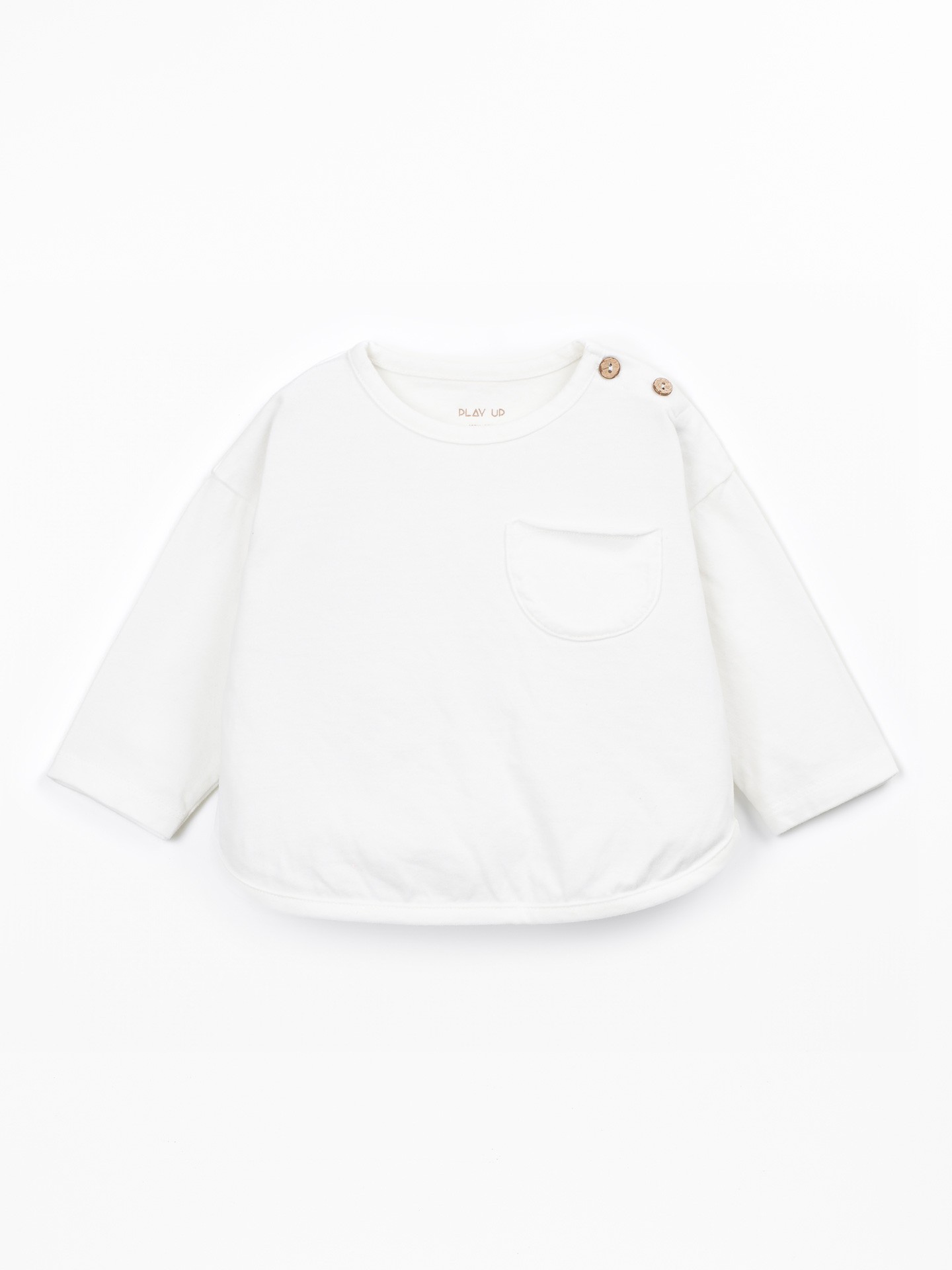 T-shirt en maille en coton et coton recycl?