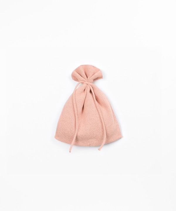 Cotton Knit Hat and Gloves Set