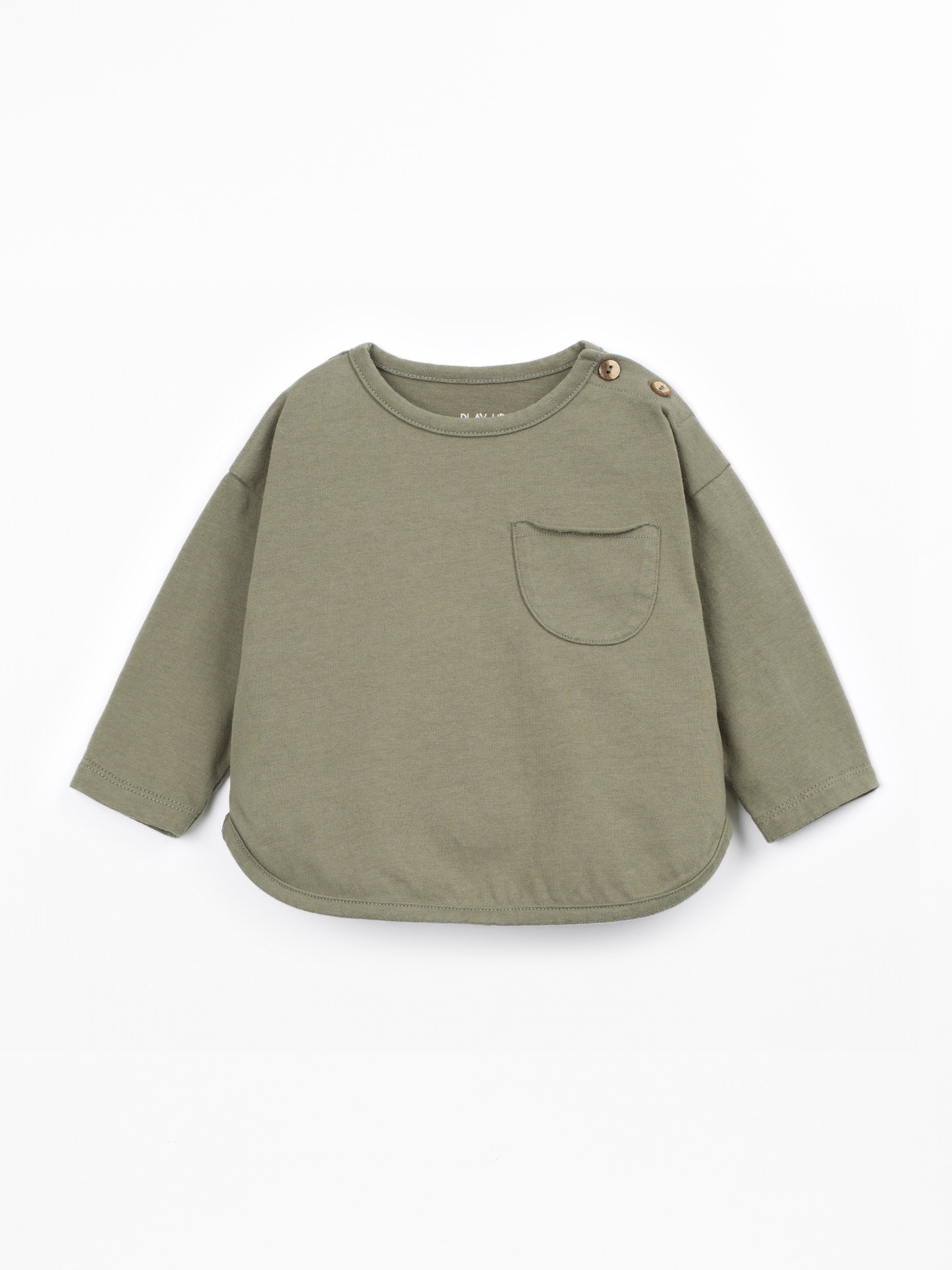T-shirt en maille en coton et coton recycl?