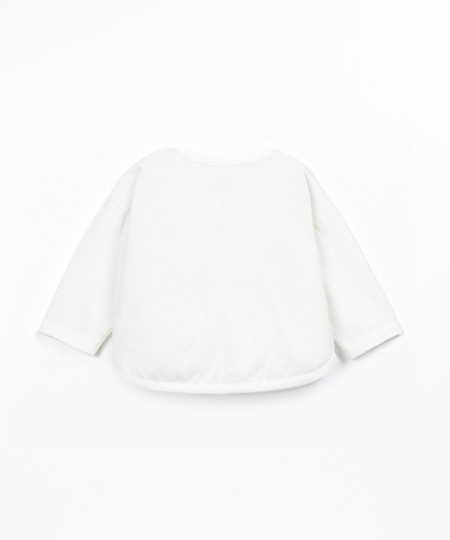 T-shirt en maille en coton et coton recycl?