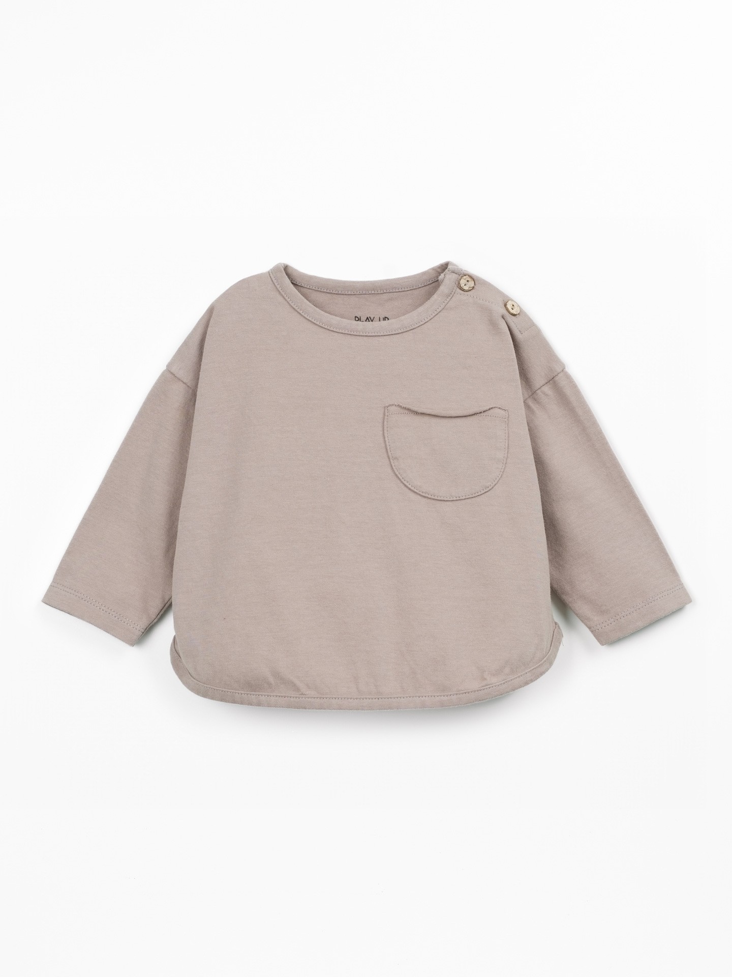 T-shirt en maille en coton et coton recycl?
