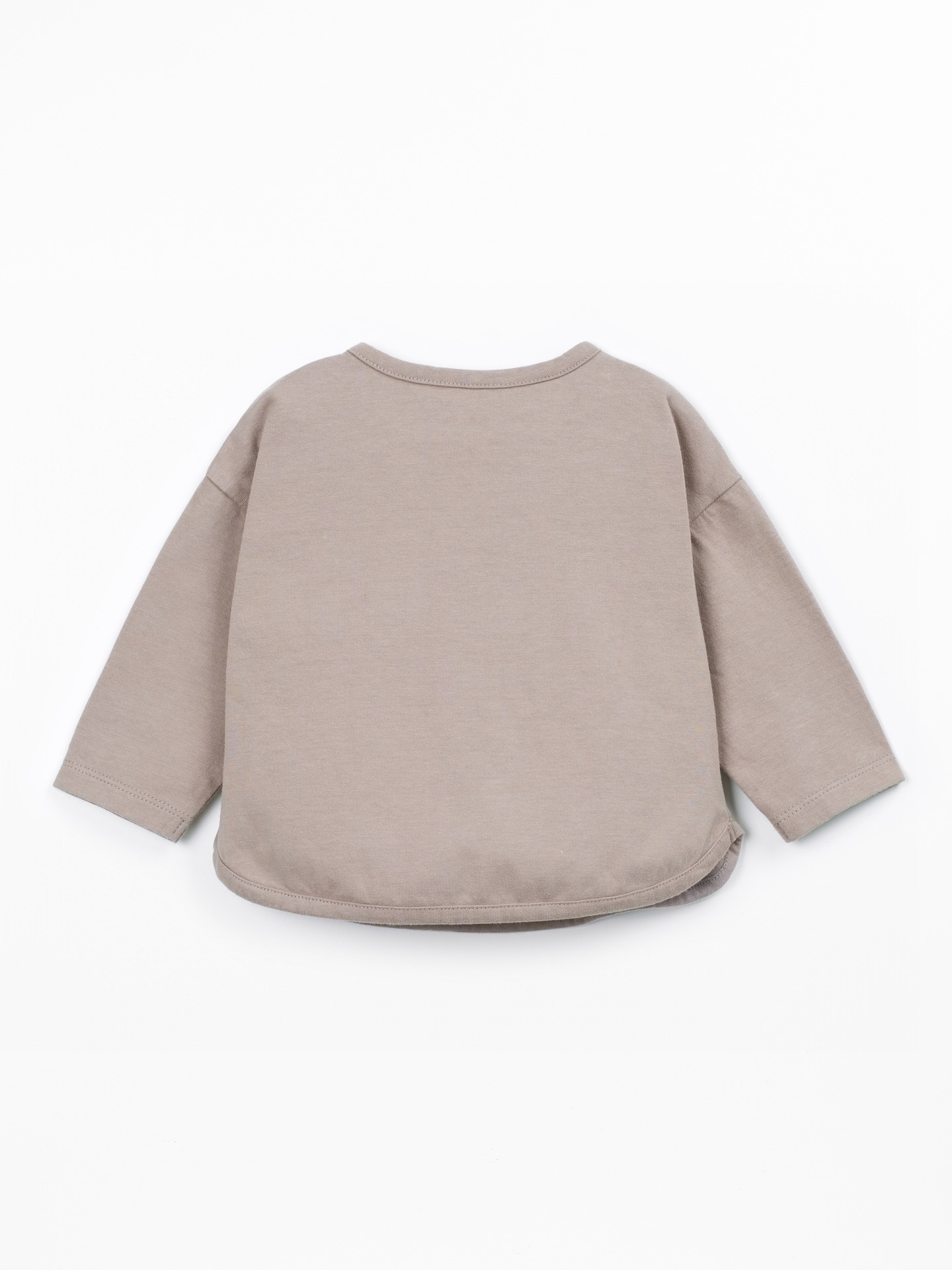 T-shirt en maille en coton et coton recycl?