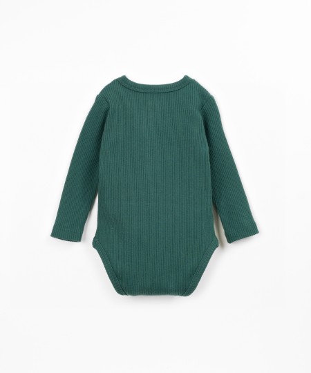 Body en maille avec fibres naturelles