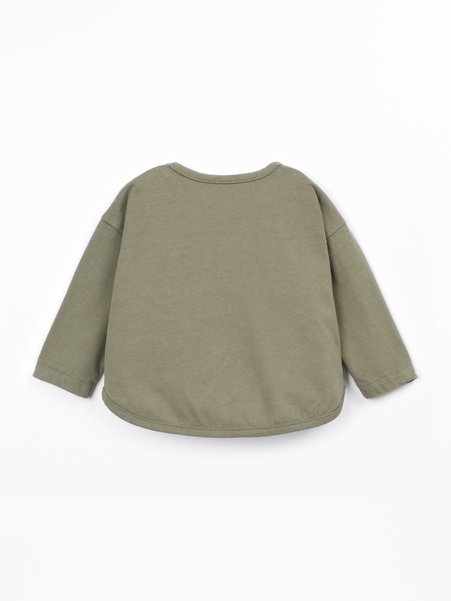 T-shirt en maille en coton et coton recycl?