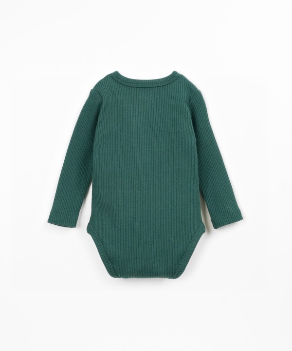 Body en maille avec fibres naturelles