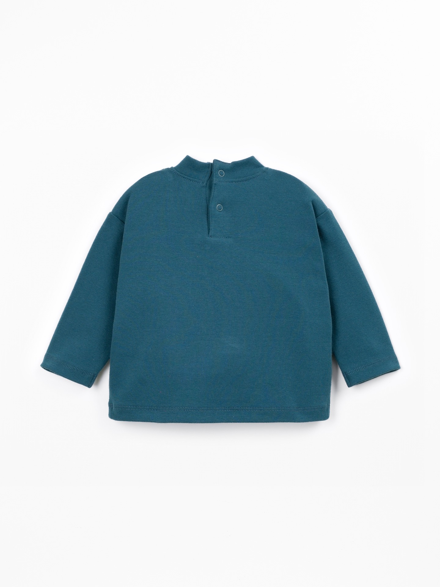 T-shirt en maille avec mélange de fibres naturelles et recyclées