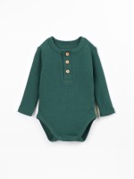 Body in maglia con fibre naturali