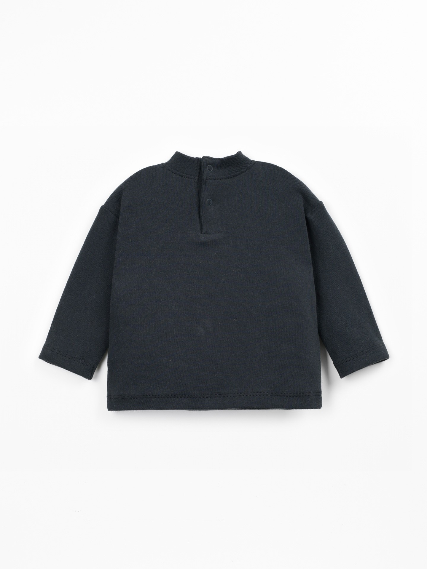 T-shirt en maille avec mélange de fibres naturelles et fibres recyclées