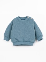Knit sweater with recycled cotton Knit sweater with recycled cotton