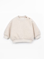Knit sweater with recycled cotton Knit sweater with recycled cotton