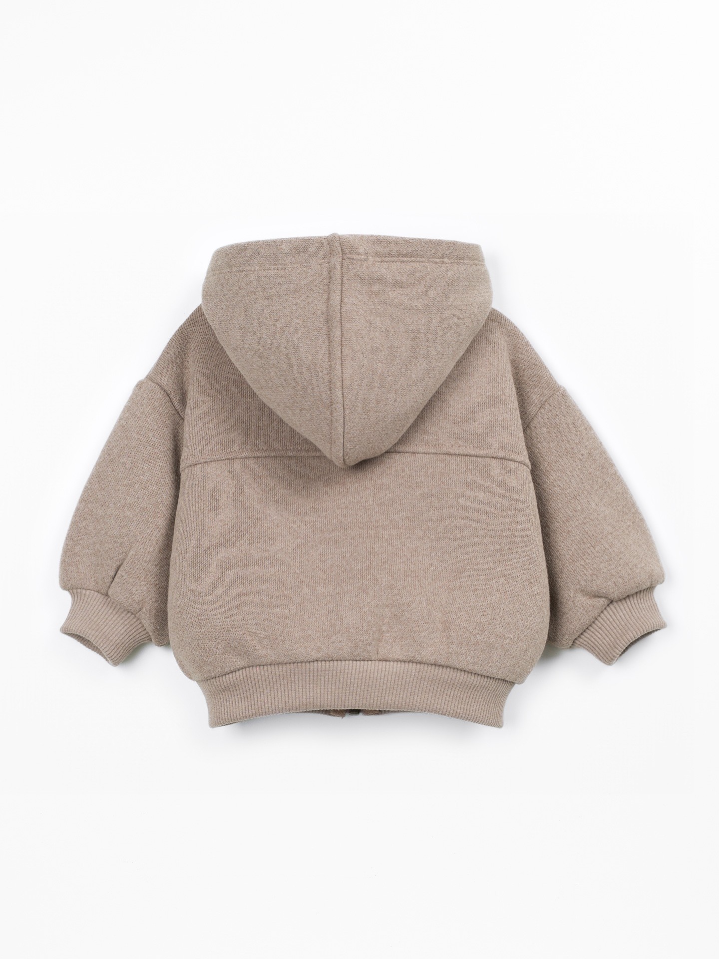 Chaqueta de punto con mezcla de algodón y fibras recicladas