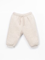 Jersey trousers with recycled cotton