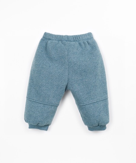 Pantalon en maille avec coton recycl?