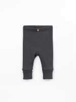 Leggings de punto acanalado con algod�n
