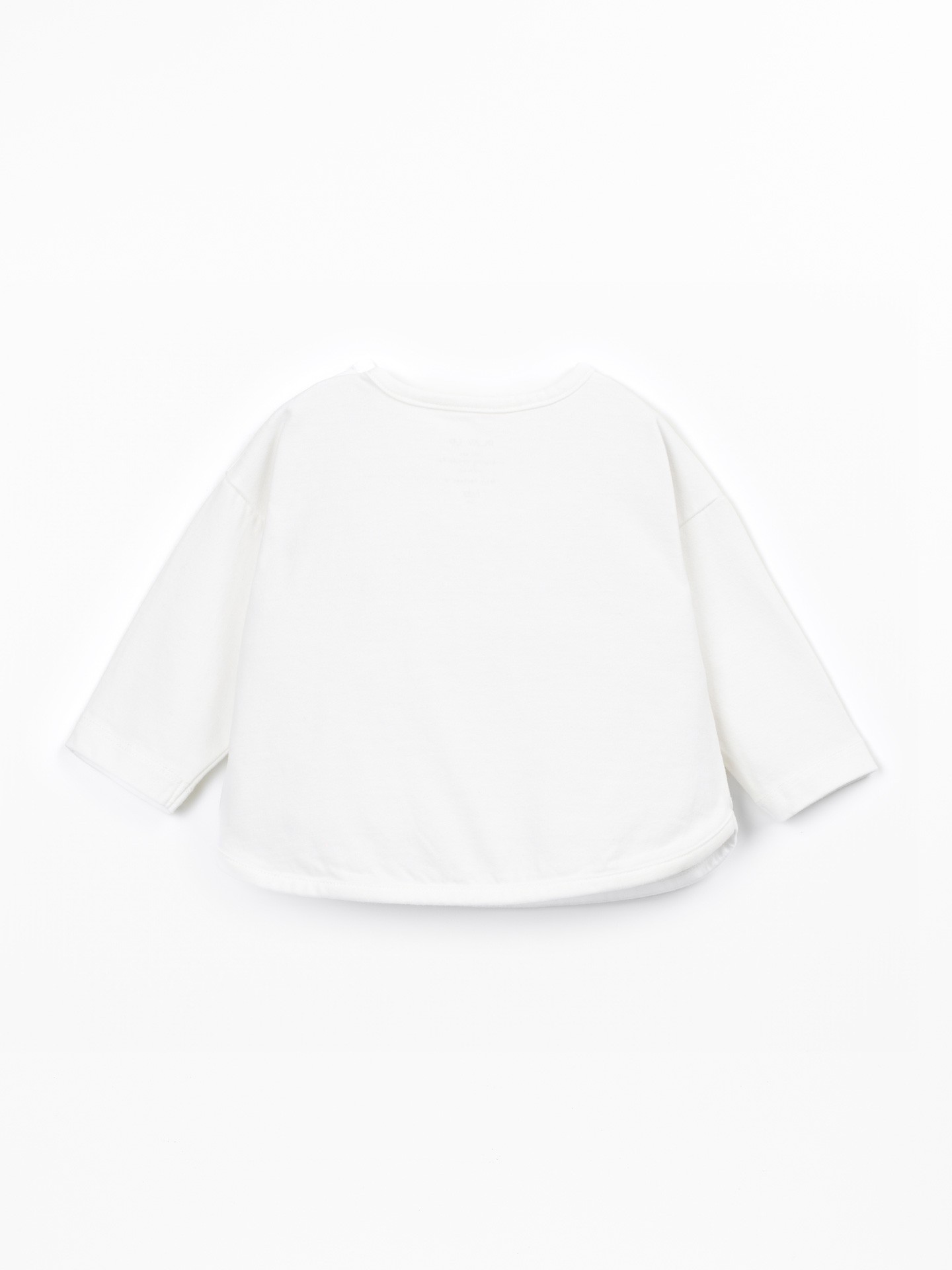 T-shirt con miscela di fibre naturali e fibre riciclate