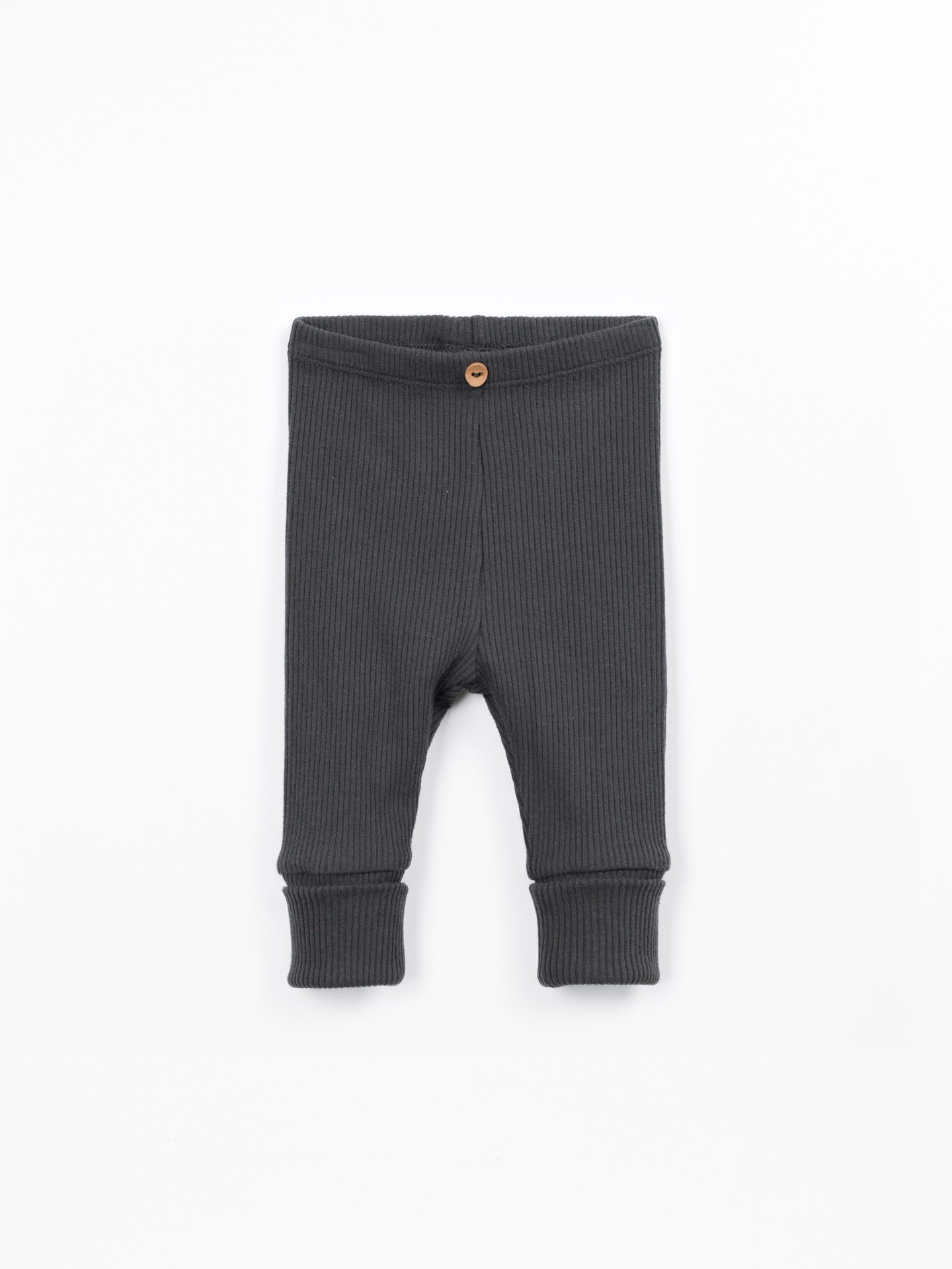 Leggings en maille côtelée avec coton