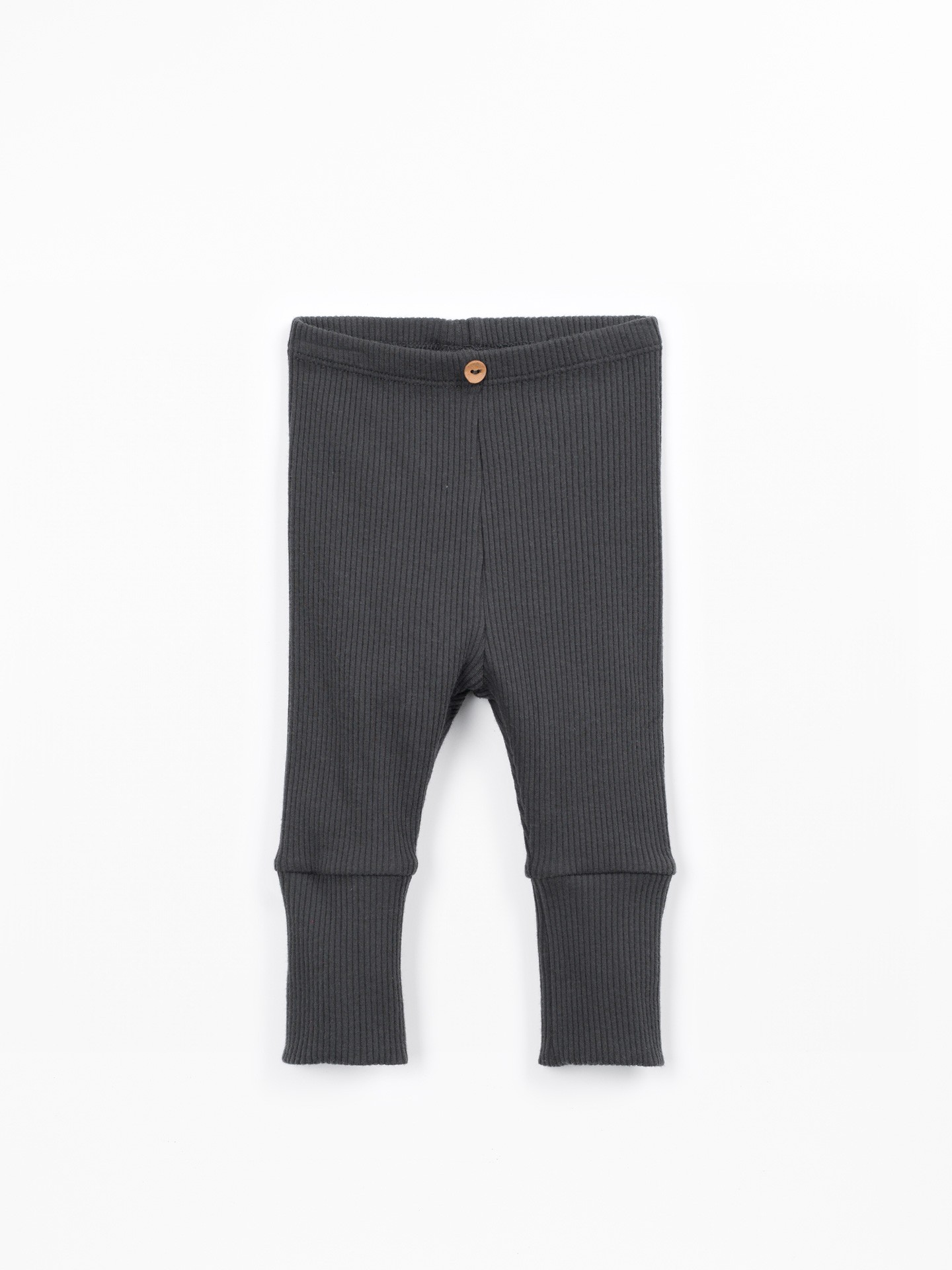 Leggings en maille côtelée avec coton