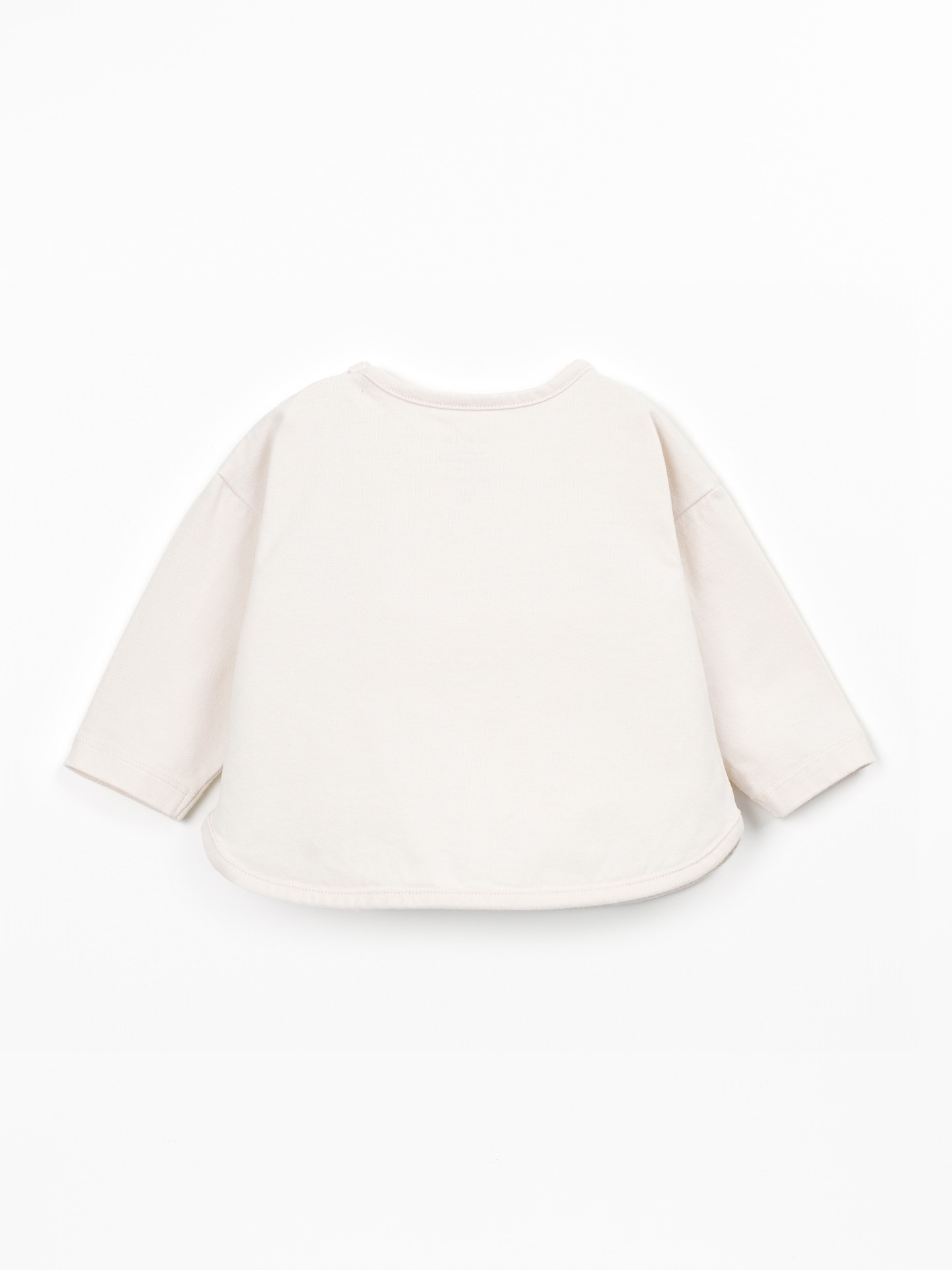 T-shirt con miscela di fibre naturali e fibre riciclate