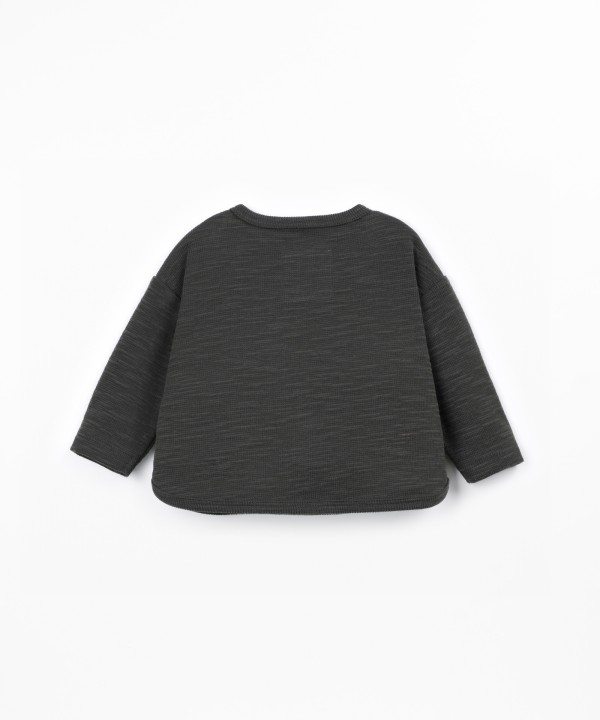 T-shirt de malha em algod�o org�nico