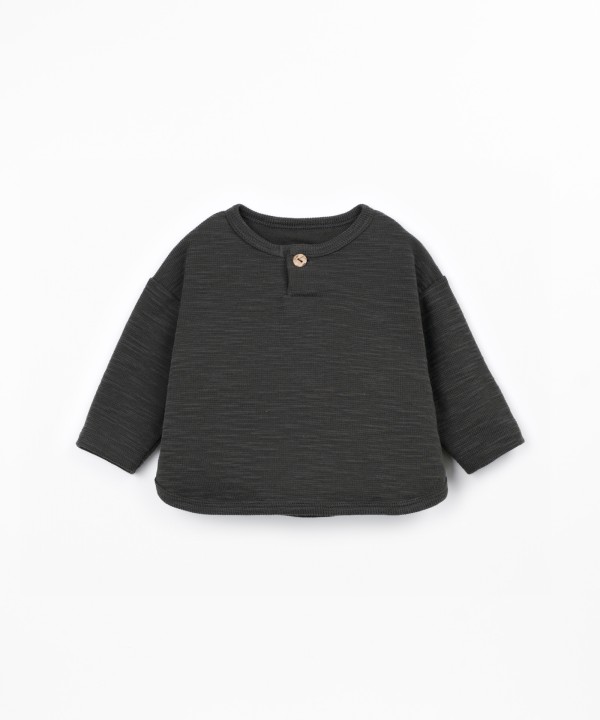 T-shirt en maille en coton biologique