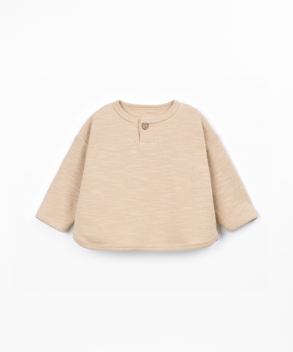 T-shirt en maille en coton biologique