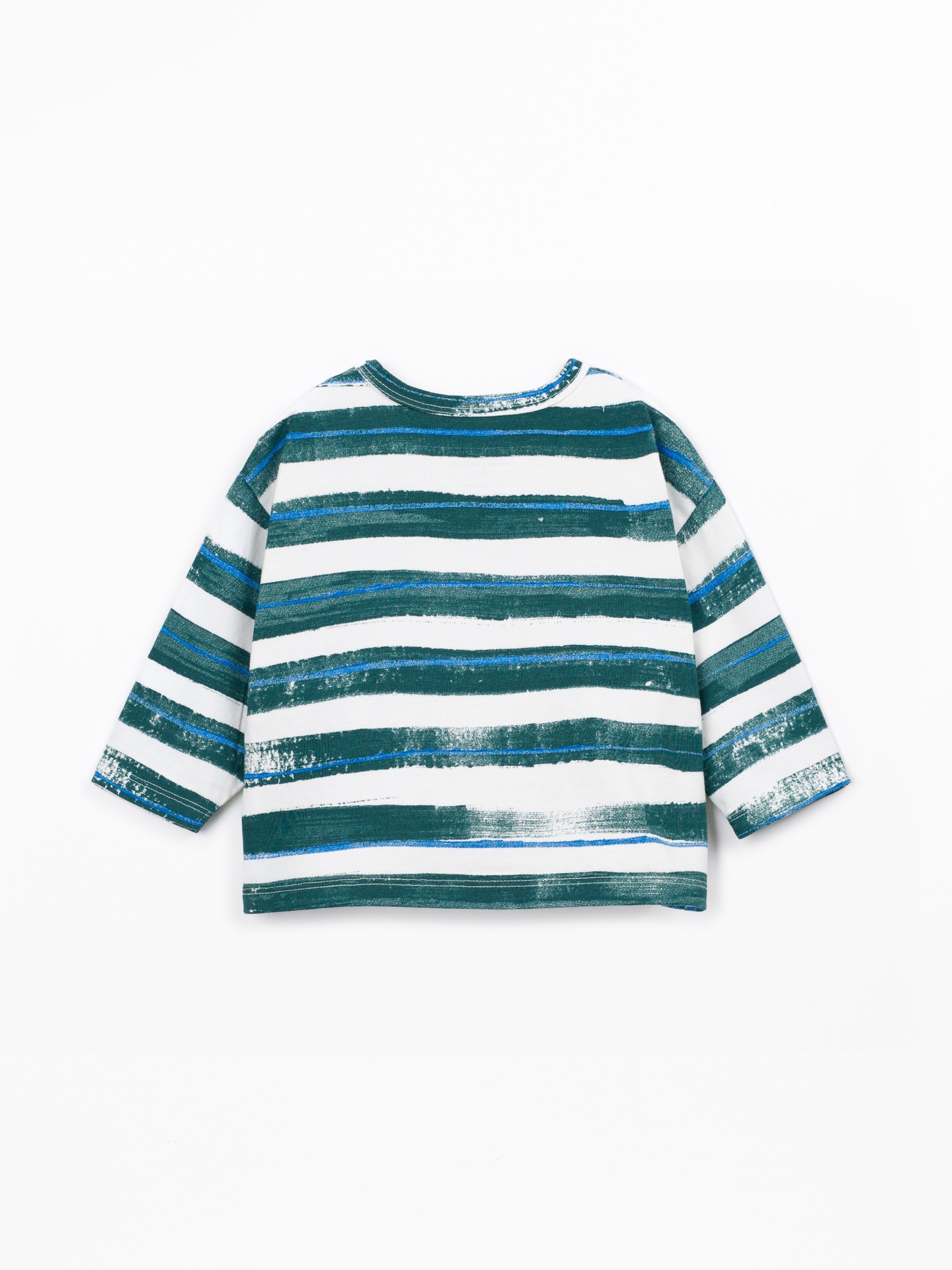 Camiseta con estampado a rayas