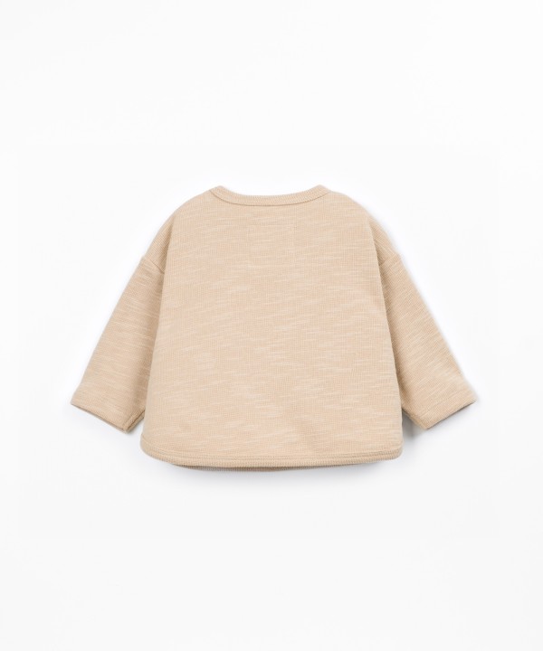 T-shirt de malha em algod�o org�nico