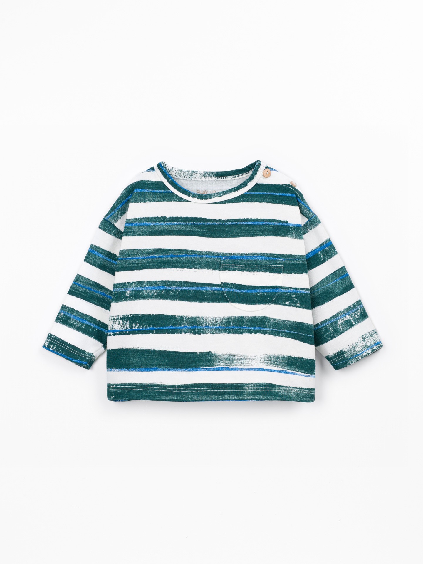 Camiseta con estampado a rayas