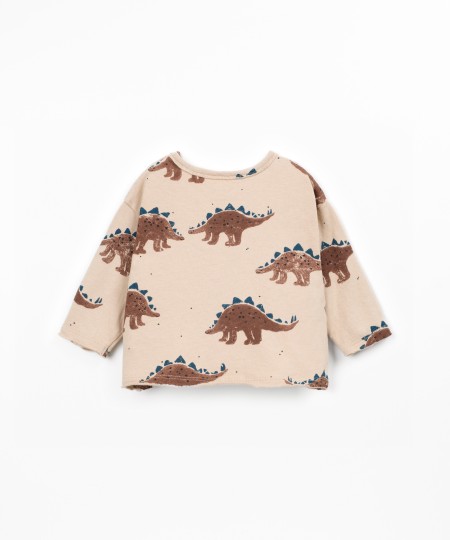 Jersey con estampado de dinosaurios