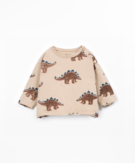 Jersey con estampado de dinosaurios