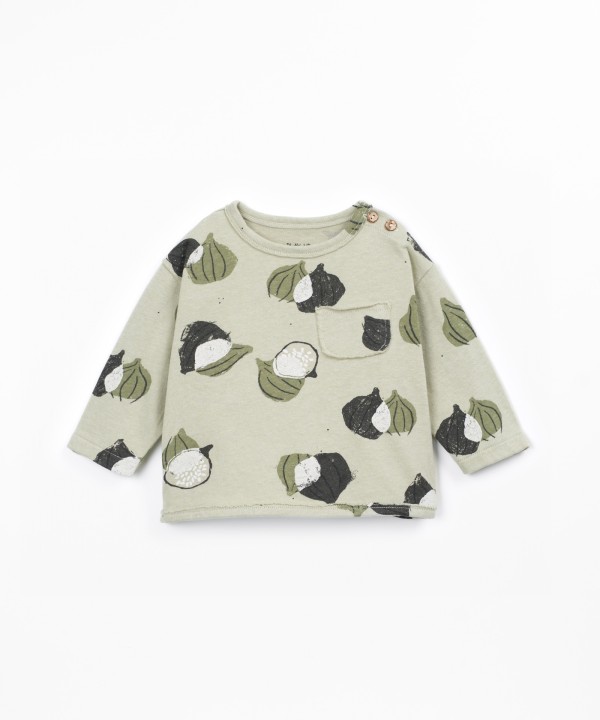 T-shirt com algod�o reciclado