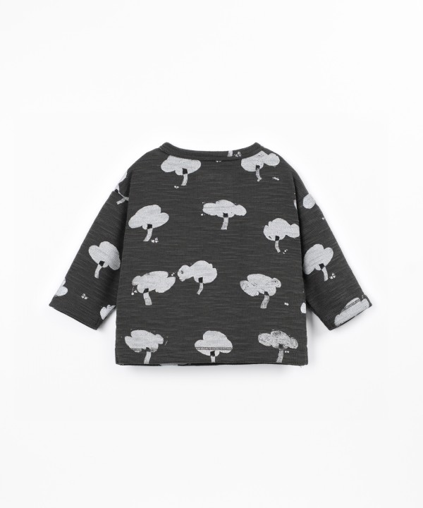 Camisola de malha em fibras naturais