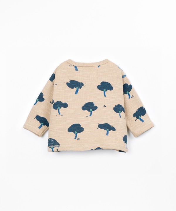 Camisola de malha em fibras naturais