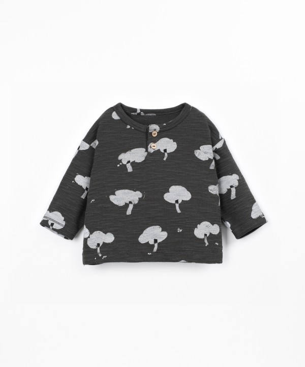 Camisola de malha em fibras naturais