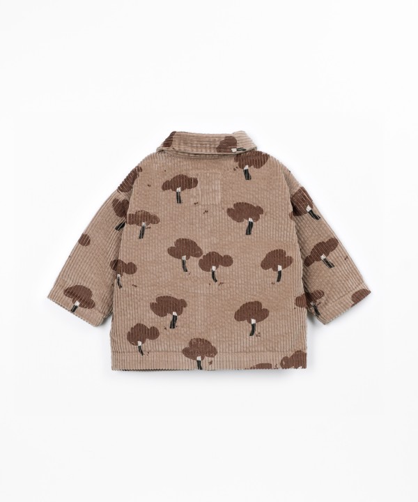 Chemise en velours côtelé en coton