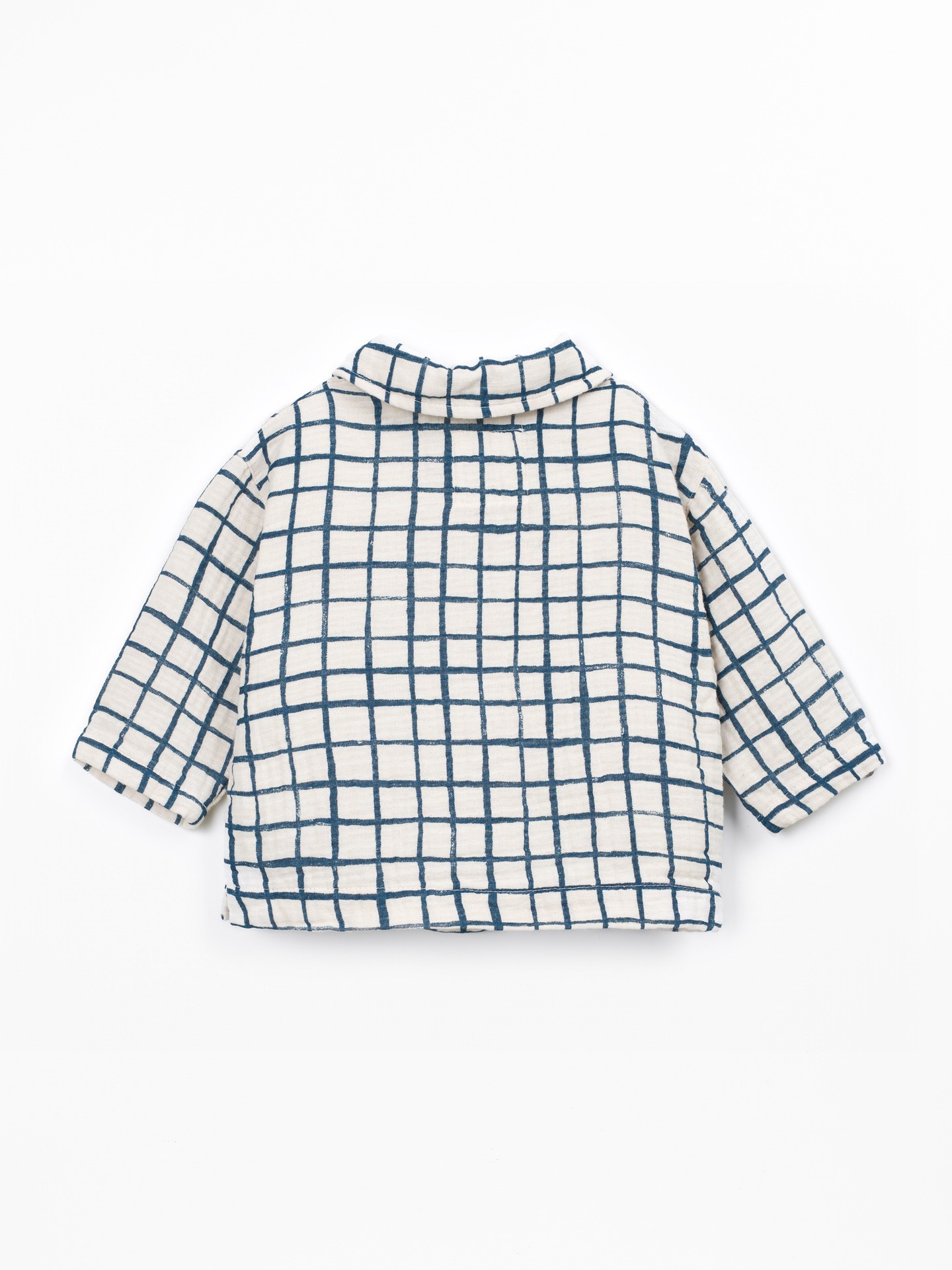 Camicia in tessuto con motivo a quadri