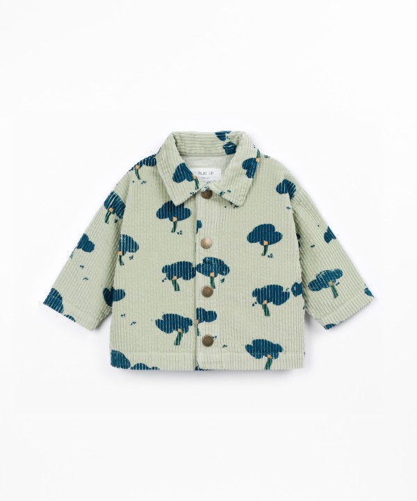 Chemise en velours côtelé en coton